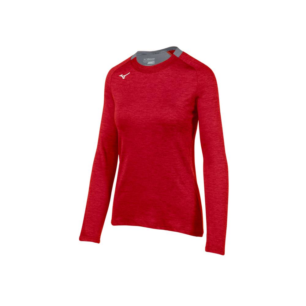 Sudaderas Mizuno Alpha Long Sleeve Mujer Rojas Baratas APTX-31096